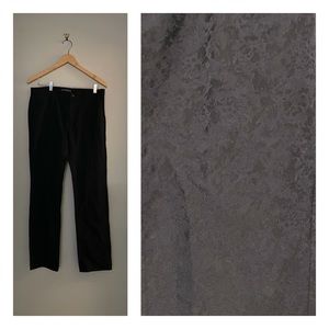 John Varvatos floral/ damask pant / 33R